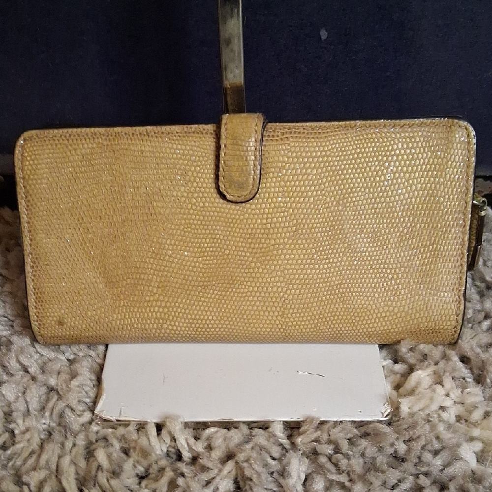 Coach Metallic Gold Women's Wallet - Picture 2 of 6